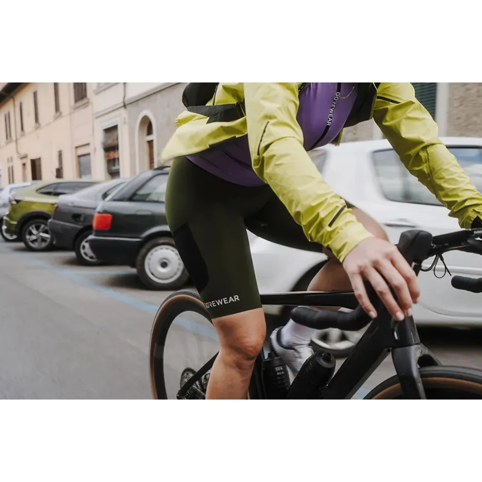 Bib Shorts|Wielrenbroeken < GOREWEAR Spinshift Cargo Fietsshort+ met Bretels Dames - zwart 9900