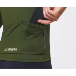 Wielershirts < GOREWEAR pinhift Fiethirt et ange ouwen Heren - orbit bue AU00