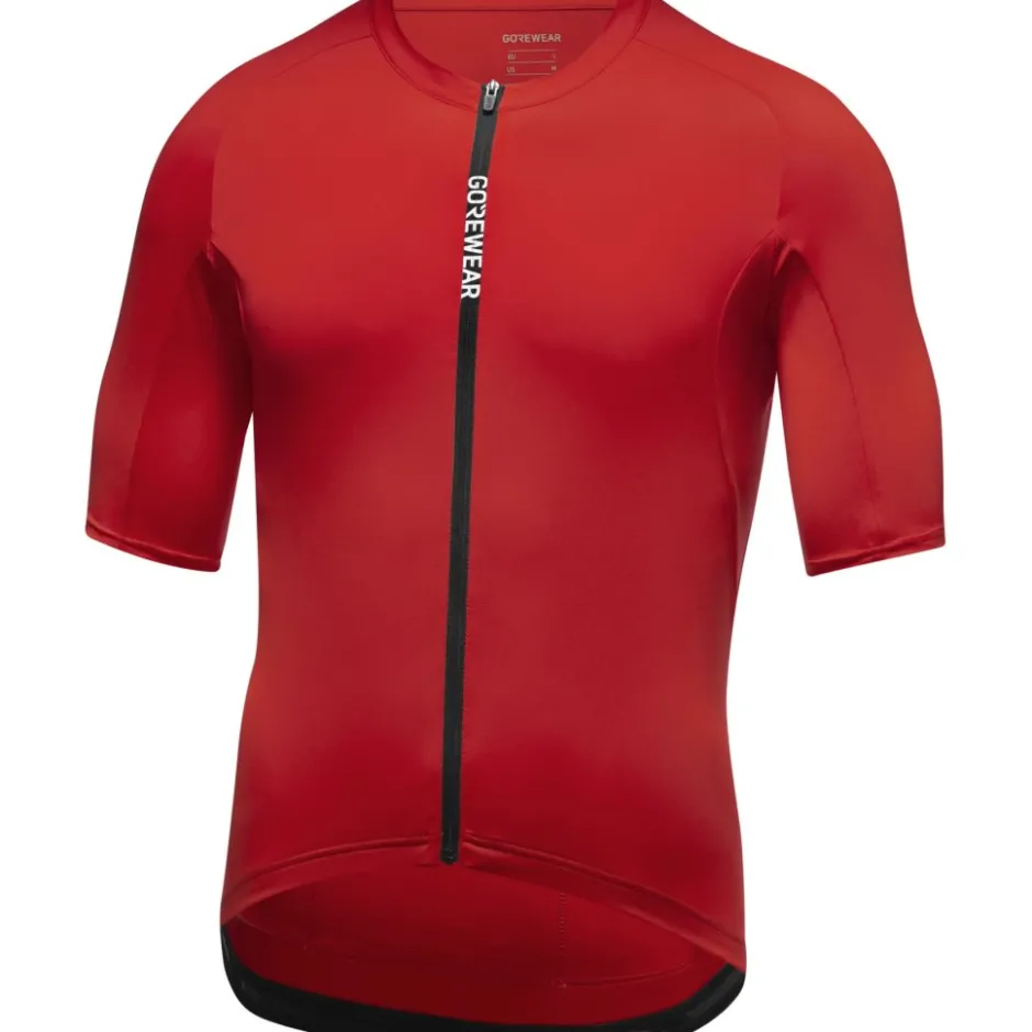 Wielershirts < GOREWEAR Spinshift Fietsshirt met Korte Mouwen Heren - lab red DC00