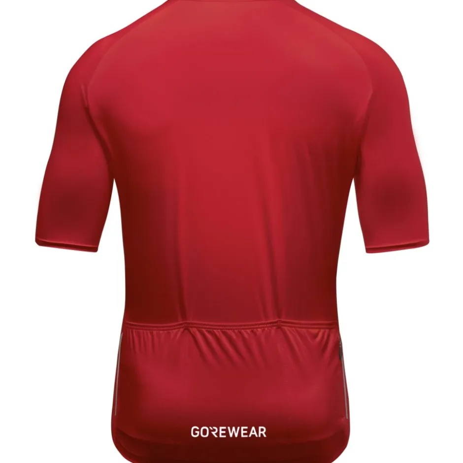 Wielershirts < GOREWEAR Spinshift Fietsshirt met Korte Mouwen Heren - lab red DC00