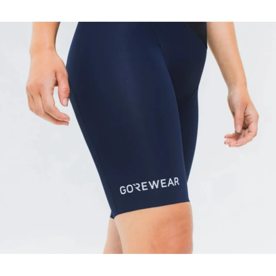 Bib Shorts|Wielrenbroeken < GOREWEAR Spinshift Fietsshort+ met Bretels Dames - zwart 9900