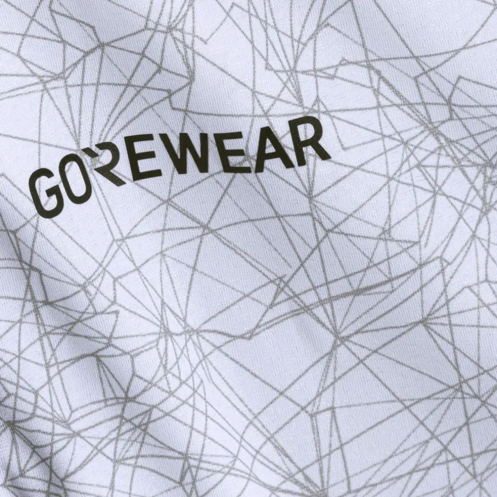 GOREWEAR Spirit Neuro Korte mouwen shirt heren - white / lab gray 01BF