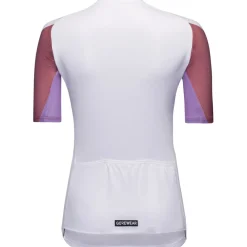 GOREWEAR Spirit Triangles Fietsshirt met Korte Mouwen Dames - white/lab red 01DC