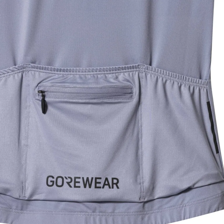 Wielershirts < GOREWEAR wiftride Optica Daefiethirt et korte ouwen - aethyt grey / purpe indigo DFDE