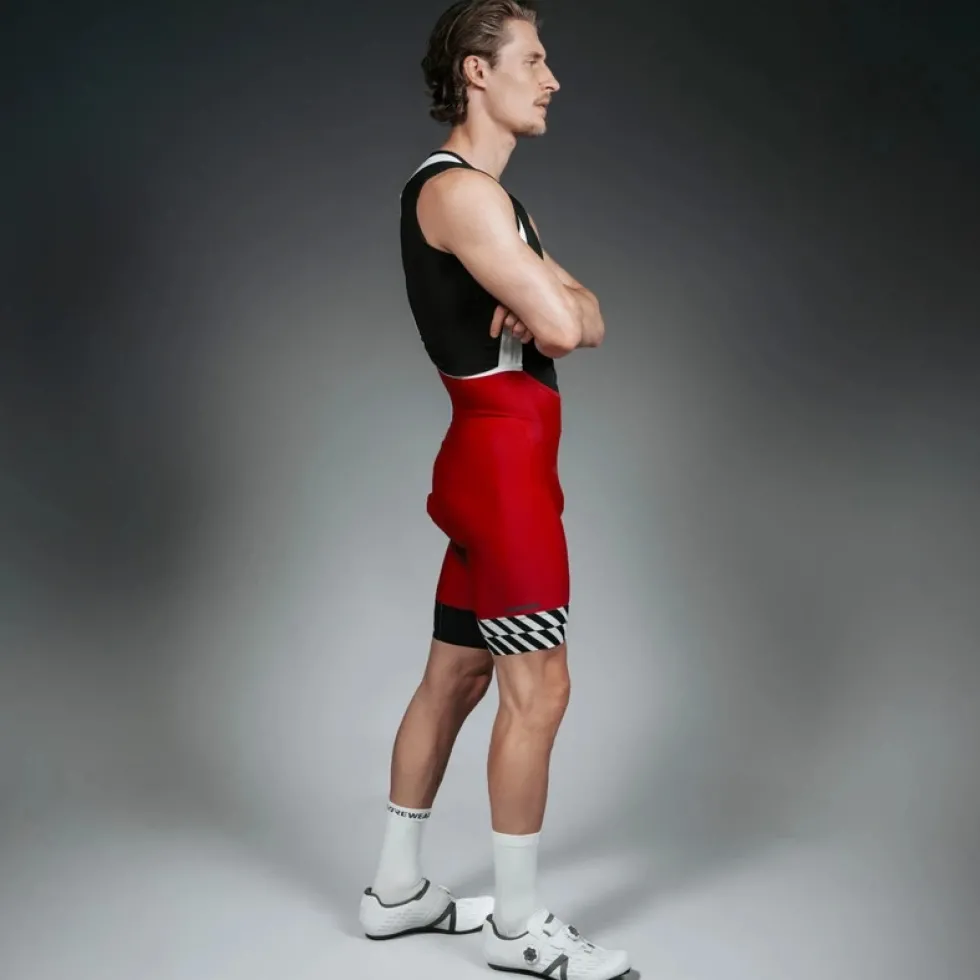 GOREWEAR Swiftride Optical Fietsshort met bretels voor heren - zwart 9900