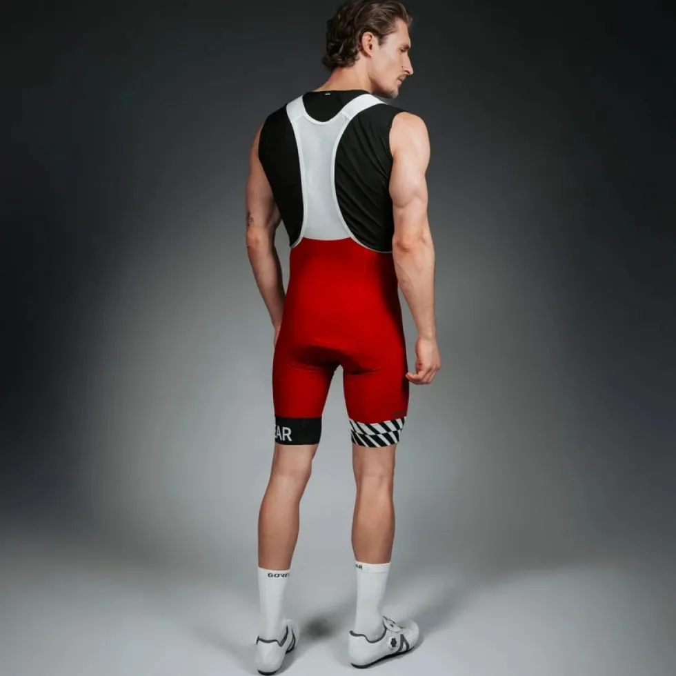 GOREWEAR Swiftride Optical Fietsshort met bretels voor heren - zwart 9900