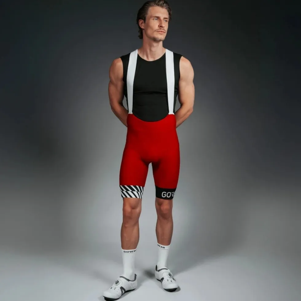 GOREWEAR Swiftride Optical Fietsshort met bretels voor heren - zwart 9900