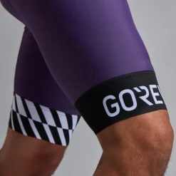 GOREWEAR Swiftride Optical Fietsshort met bretels voor heren - purple indigo DE00