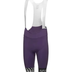 GOREWEAR Swiftride Optical Fietsshort met bretels voor heren - purple indigo DE00