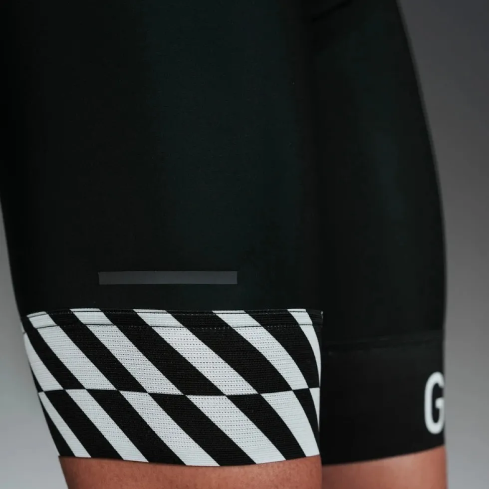 GOREWEAR Swiftride Optical Fietsshort met bretels Dames - zwart 9900