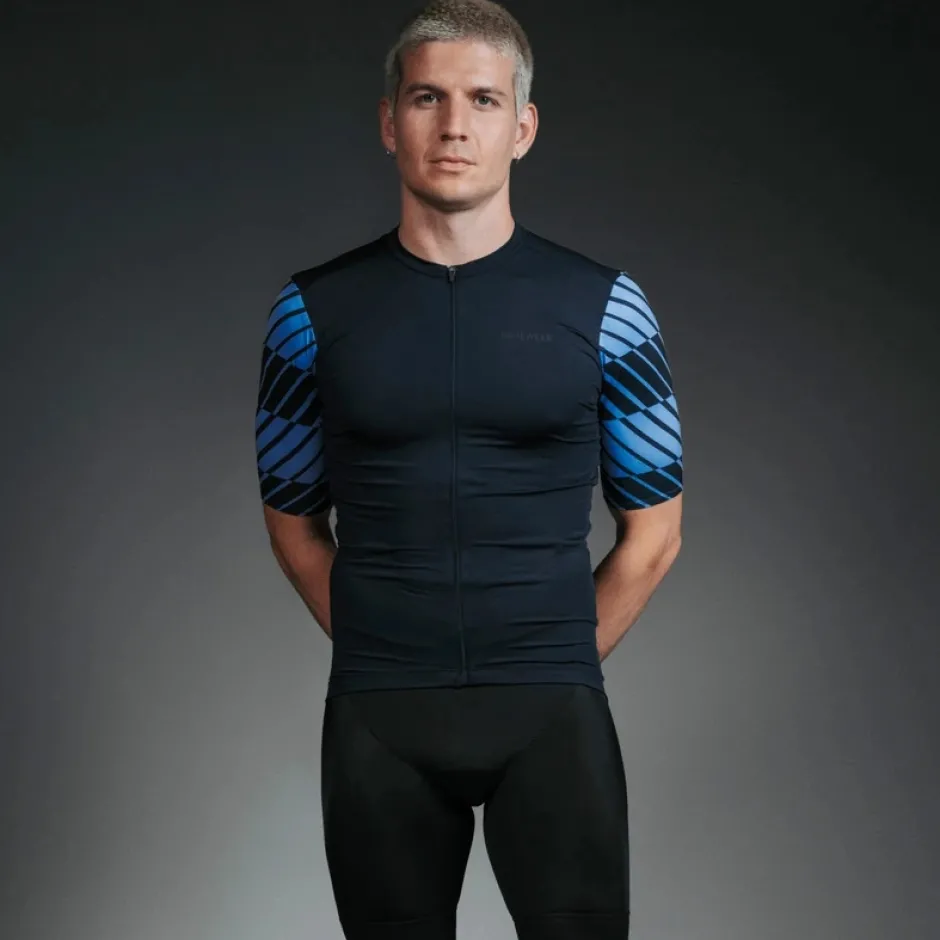 Wielershirts < GOREWEAR wiftride Optica Korte ouw hirt heren - zwart/wit 9901