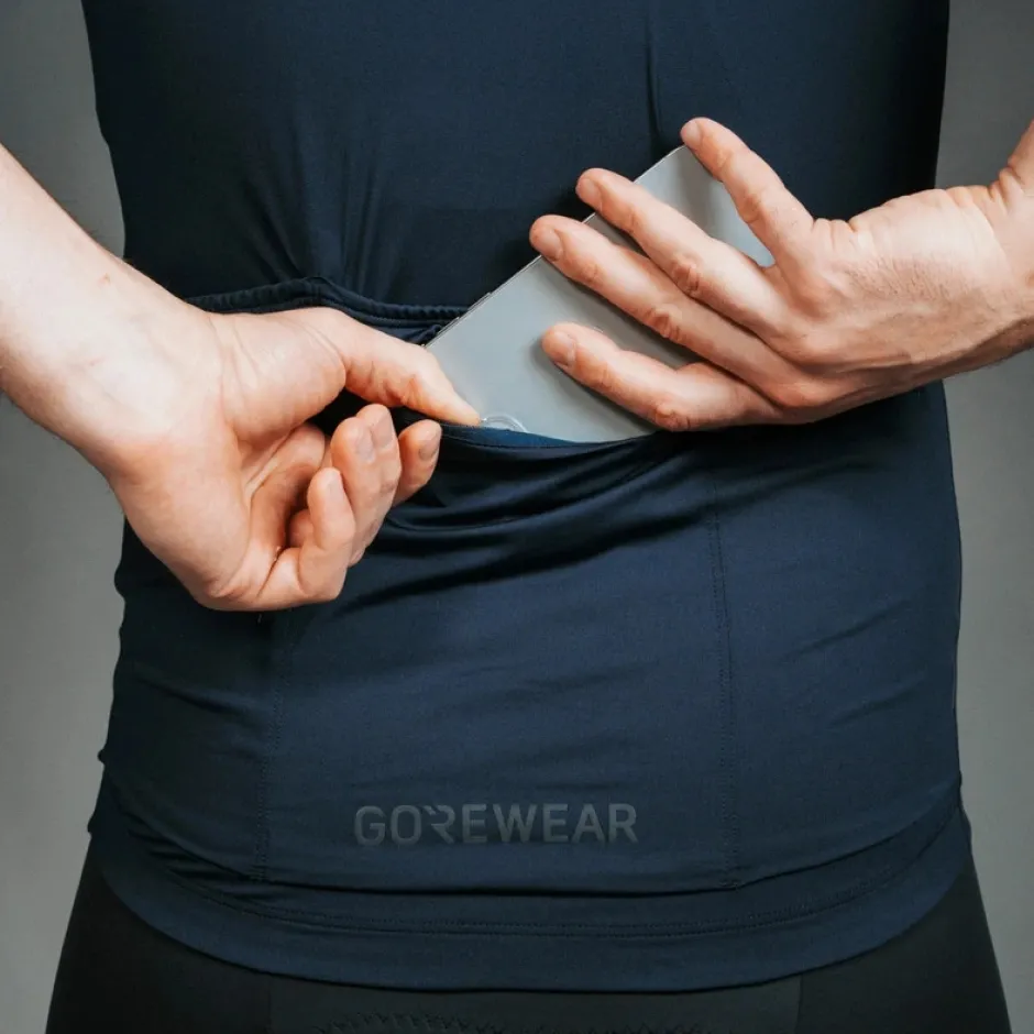 Wielershirts < GOREWEAR wiftride Optica Korte ouw hirt heren - orbit bue/cargo bue AUCA