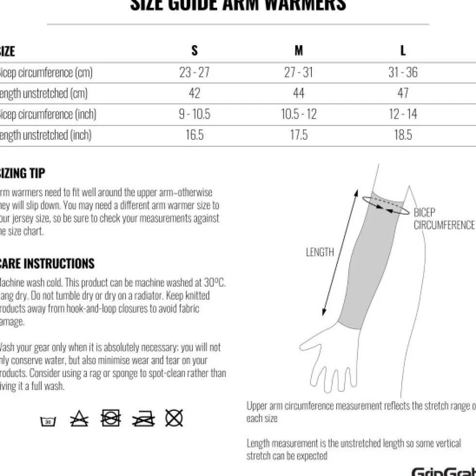 GripGrab AquaRepel 2 Waterafstotende Armwarmers - Zwart