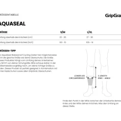 GripGrab AquaSeal Waterdicht Fiets-Gamaschen - Zwart