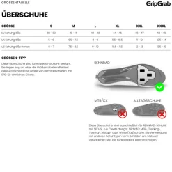 GripGrab Arctic II Deep Winter Waterdicht Racefiets-Overschoenen - Zwart