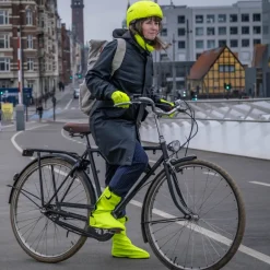Overschoenen < GripGrab DryFoot 2 Everyday Waterdichte Overchoenen - Yeow Hi-Vi