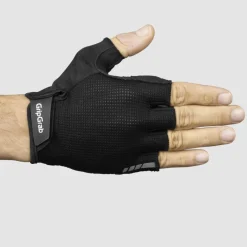 Wielerhandschoenen < GripGrab EXPR RC ax Padded Handchoenen et Korte Vinger - Zwart
