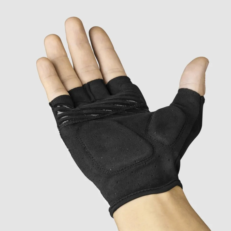 Wielerhandschoenen < GripGrab EXPR RC ax Padded Handchoenen et Korte Vinger - Wit