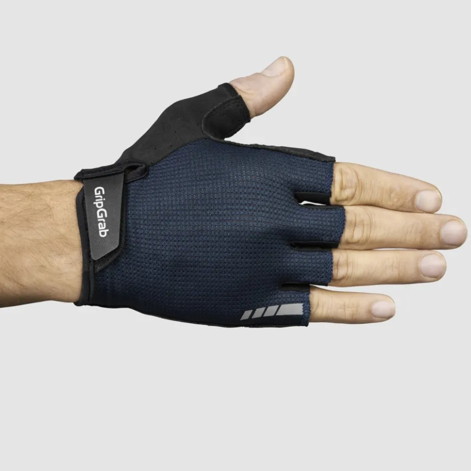 Wielerhandschoenen < GripGrab EXPR RC ax Padded Handschoenen et Korte Vingers - Navy Bue