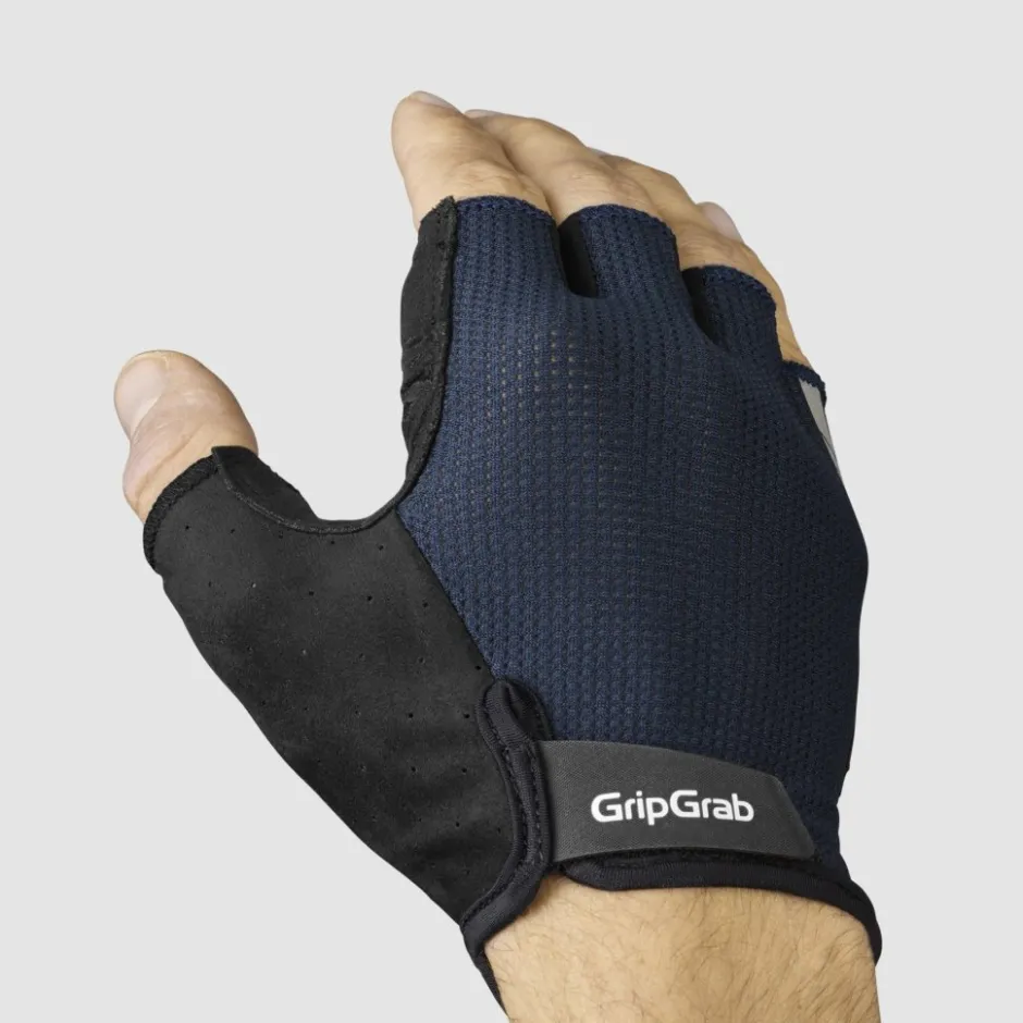 Wielerhandschoenen < GripGrab EXPR RC ax Padded Handschoenen et Korte Vingers - Navy Bue