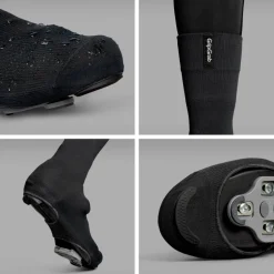 GripGrab Flandrien Waterdicht Racefiets Overschoenen - Zwart