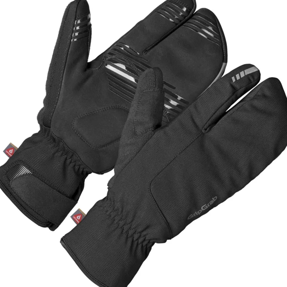 GripGrab Nordic 2 Deep Winter Lobster Windproof Handschoenen - Zwart