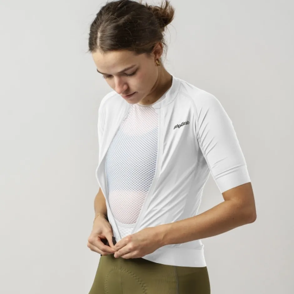 Wielershirts < GripGrab PACR Fiethirt Korte ouwen Dae - Wit