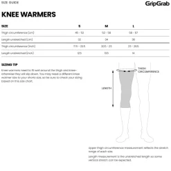 Armwarmers, Beenwarmers & Kniewarmers|Armwarmers, Beenwarmers En Kniewarmers < GripGrab PACR pring-Autun Kniewarer - Zwart