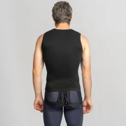GripGrab PACR Spring-Autumn Seamless Zonder mouwen basislaag voor heren - Black