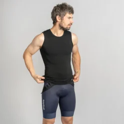 GripGrab PACR Spring-Autumn Seamless Zonder mouwen basislaag voor heren - Black