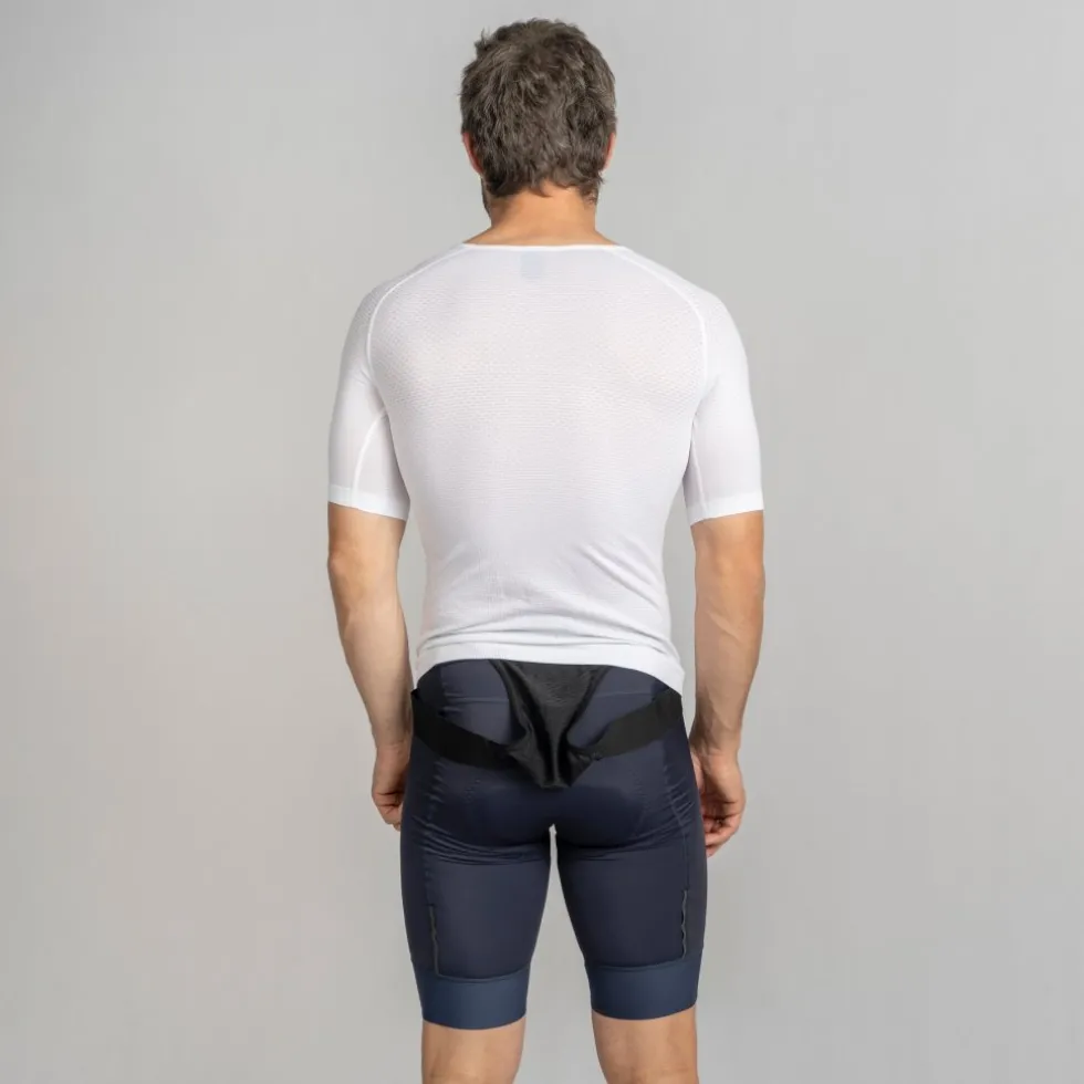 GripGrab PACR Summer Seamless Korte mouw basislaag heren - White