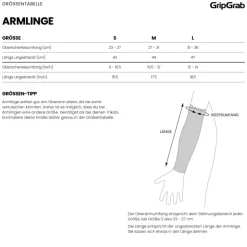 GripGrab PACR Thermo Armwarmers - Zwart