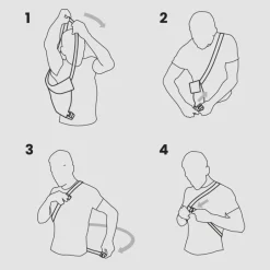 Overige Tassen & Etuis|Overige Tassen En Etuis < GripGrab R.A.Y. Musette Bag - Schoudertas - Zwart