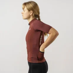Wielershirts < GripGrab RIDE Fiethirt Korte ouwen voor Dae - Dark Red