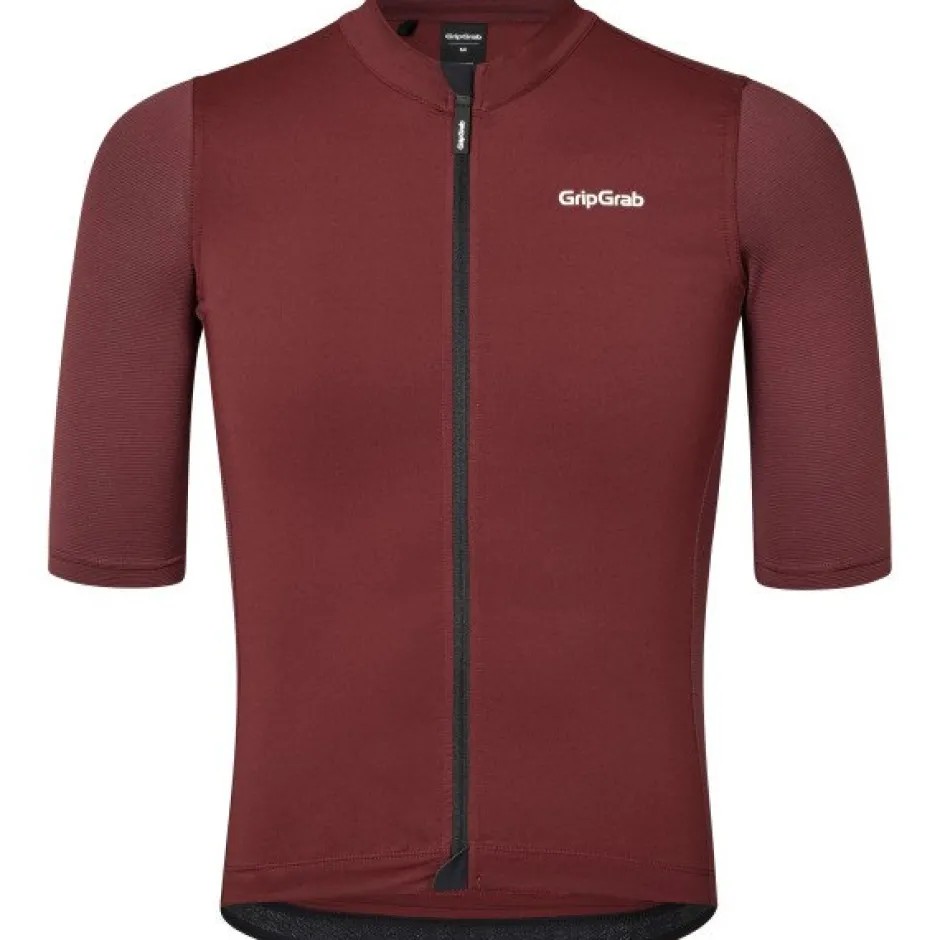 Wielershirts < GripGrab RIDE Fiethirt et Korte ouwen Heren - Dark Red