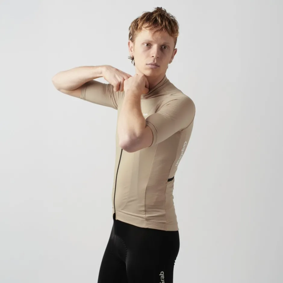 Wielershirts < GripGrab RIDE Fiethirt et Korte ouwen Heren - Beige
