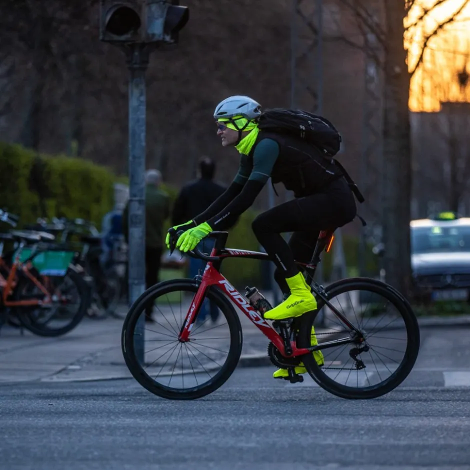 Overschoenen < GripGrab RIDE Hi-Vi Waterdichte Overchoenen - Yeow Hi-Vi