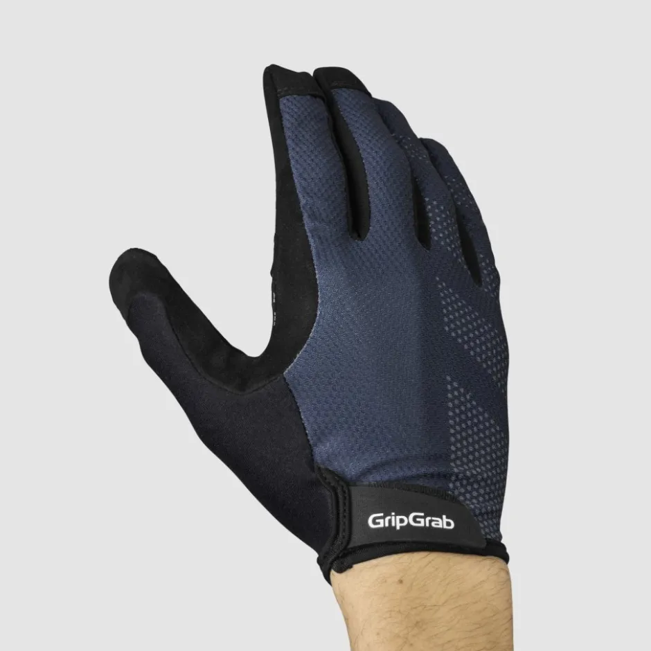 Wielerhandschoenen|Mtb-Handschoenen < GripGrab RIDE RC ite Padded Fu Finger Handchoenen - Navy Bue