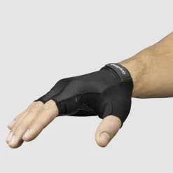 GripGrab RIDE RC Max Padded Handschoenen met Korte Finger - Zwart