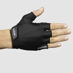 GripGrab RIDE RC Max Padded Handschoenen met Korte Finger - Zwart