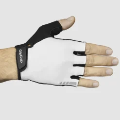Wielerhandschoenen < GripGrab RIDE RC ax Padded Handchoenen et Korte Finger - Wit