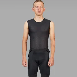 GripGrab Ultralight Mesh Hemd zonder Mouwen Heren - Zwart