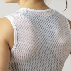 GripGrab Ultralight Mesh Mouwloos Base Layer voor Dames - White