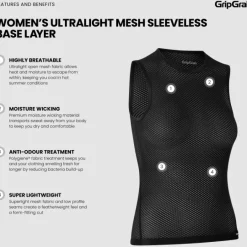 Ondershirts < GripGrab Utraight eh ouwoo Bae ayer voor Dae - Zwart
