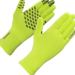 GripGrab Waterproof Knitted Handschoenen - Yellow Hi-Vis