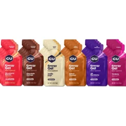 GU Original Energy Gel - Koolhydraatgel - Mixpakket - Houdbaarheidsdatum 01.06.2026 - 24x32g