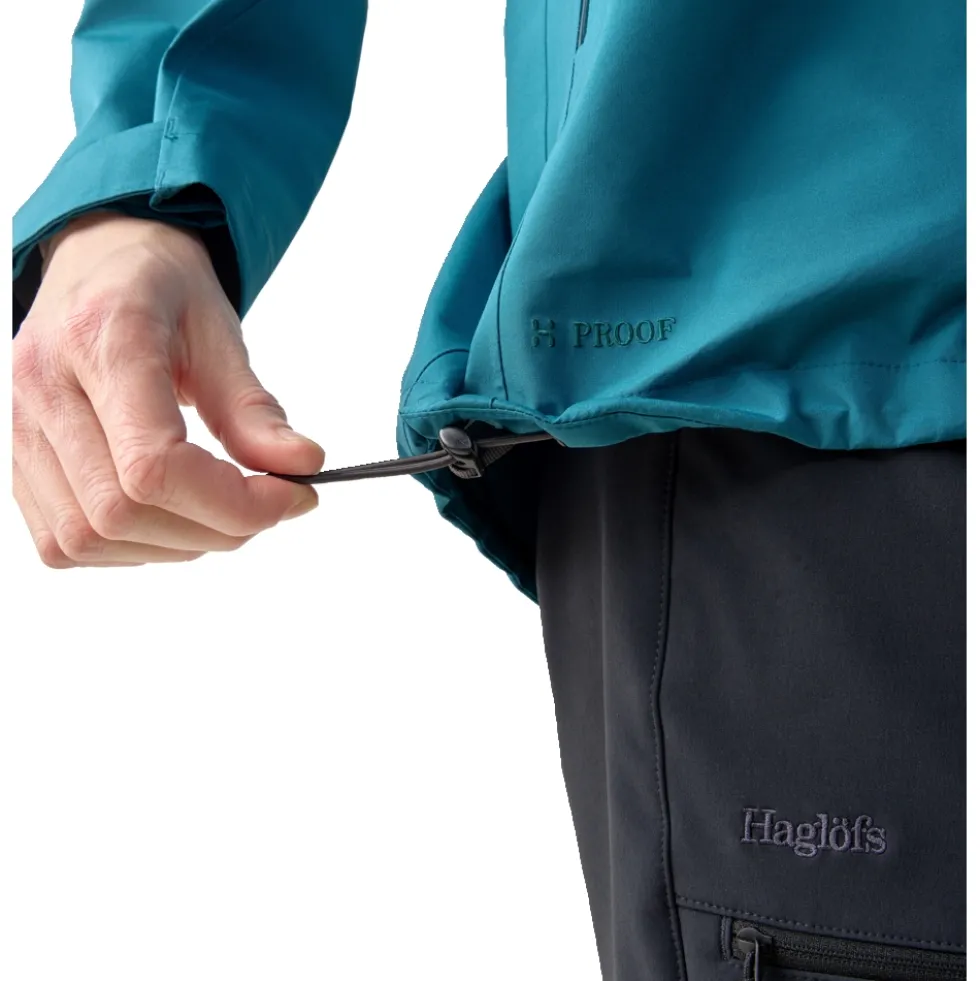 Haglöfs Front Proof II Jas Dames - deep teal 5U9