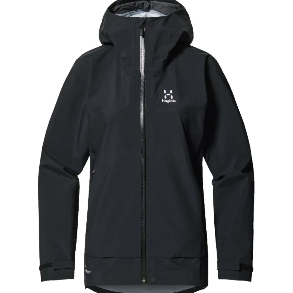 Haglöfs Front Proof Jas Dames - true black 2C5