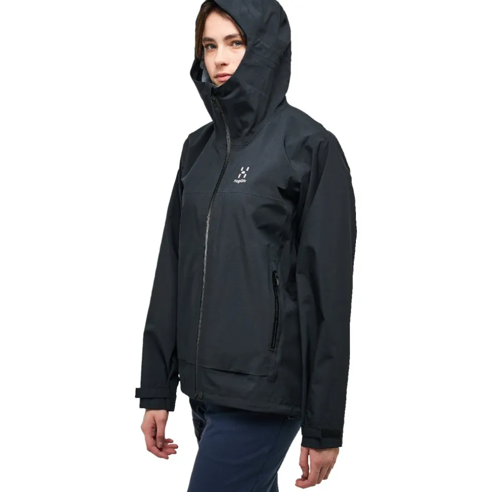 Haglöfs Front Proof Jas Dames - true black 2C5