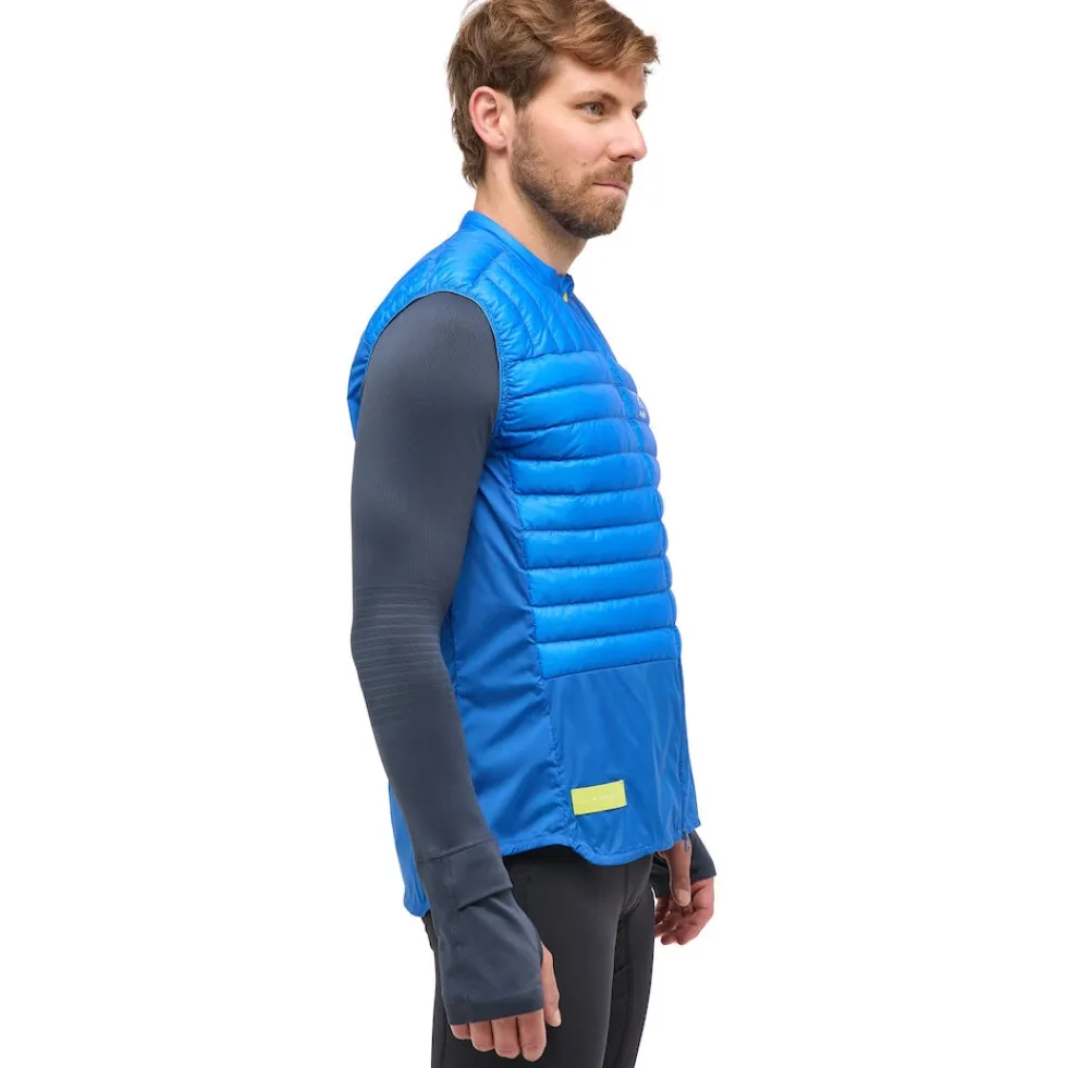 Haglöfs L.I.M Intense Trail Donzen Bodywarmer Heren - electric blue 5Q1